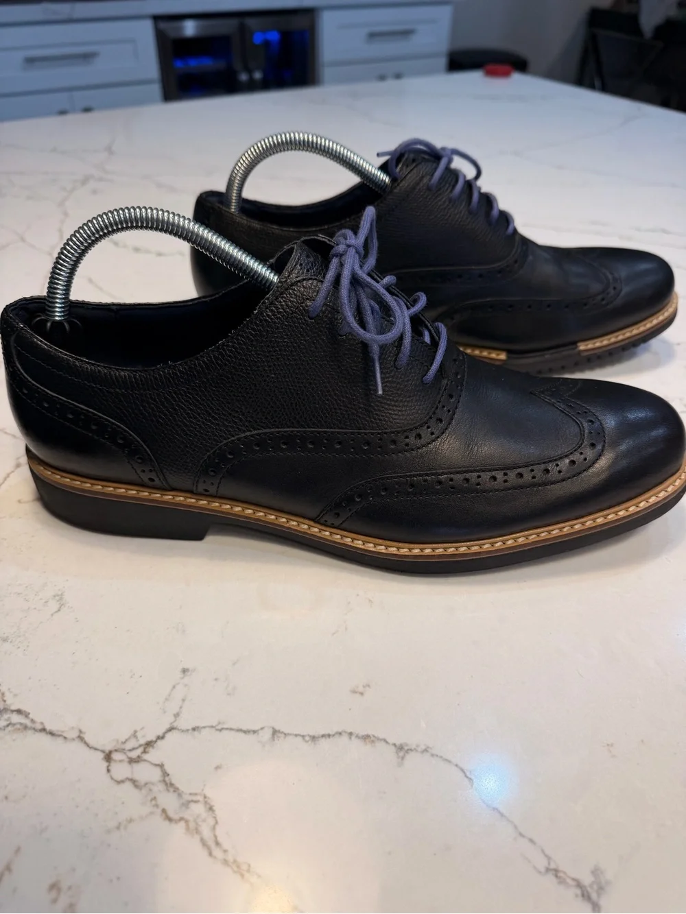 Cole Haan Cooper Square Wingtip Oxfords, men’s size 9.5 black